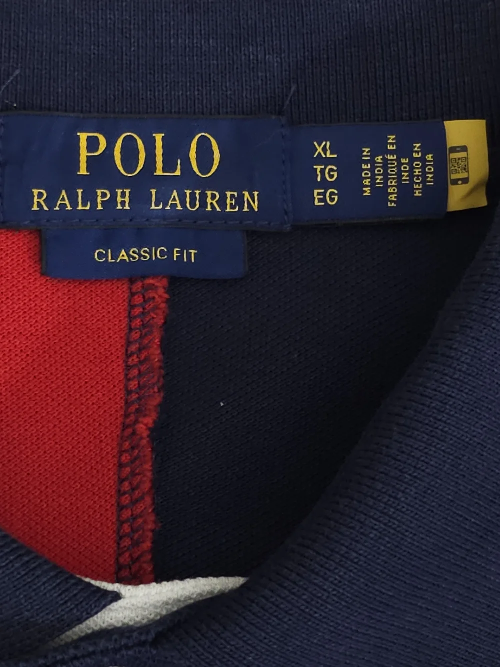 Polo Ralph Lauren Big Pony Color Block Polo Shirt Mens XL - Picture 5 of 5